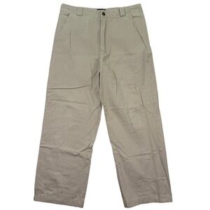 Scottevest TEC Mens 32x28 Khaki Tan Chino Travel Pants Multi-Pocket Utility Tech